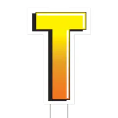 PlasticTYard Sign, (Pack Of 3)