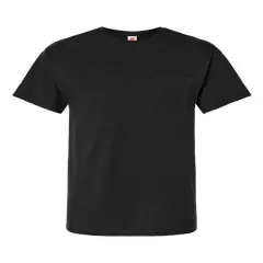 Hanes&reg; Essential-T Pocket Crew Neck Short Sleeve T-Shirt Black