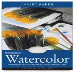 Strathmore Inkjet Papers - 8-1/2" x 11", Watercolor, 8 Sheets