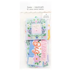 American Crafts Poppy And Pear Ephemera Die-Cuts 72/Pkg-Journaling