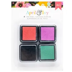 American Crafts April And Ivy Ink Pads-4/Pkg