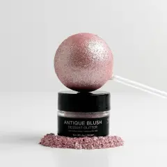 Shine Dessert Glitter: "Antique Blush" - Soft Pink Edible Dessert Glitter