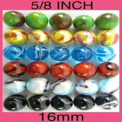 30 DELUXE Solid Glass Replacement Marbles Aggravation Chinese Checker Game 16mm