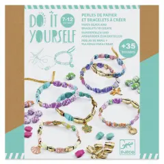 Djeco Do It Yourself Paper Bead Bracelets Kit