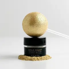 Shine Dessert Glitter: "Gold Coast" - Light Gold Edible Dessert Glitter