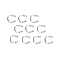 Wire Protector Guard 1.0mm Hole Sterling Silver (1-Pc)