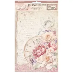 Stamperia Assorted Rice Paper A4 6/Pkg-Romance Forever