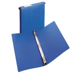 Avery Hanging Storage 3 Ring Binder, 1" Round Rings, 1 Blue Binder (14800)