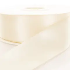 1.5" Double Faced Satin Ribbon Ivory