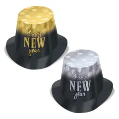 New Year Lights Hi-Hats, (Pack of 25)