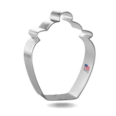 Cookie Jar Cookie Cutter 3.5 in, CookieCutter.com, Tin Plated Steel, Handmade in the USA