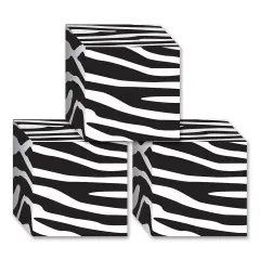 Zebra Print Favor Boxes (Pack of 12)