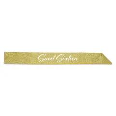 Sweet Sixteen Glittered Sash, (Pack of 6)