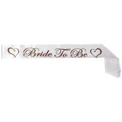 Bride To Be Satin Sash (Pack of 6)