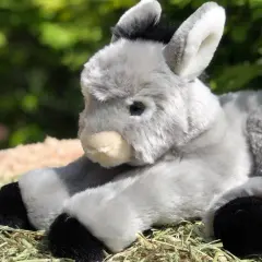 Ceci Gray Plush Donkey - Soft and Cuddly Toy