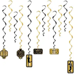 Great 20's Whirls (Pack of 6)