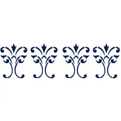 Filagree Wall Stencil | 2731R by Designer Stencils | Pattern Stencils | Reusable Stencils for Painting | Safe & Reusable Template for Wall Decor | Try This Stencil Instead of a Wallpaper | Easy to Use & Clean Art Stencil Pattern