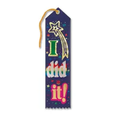 I Did It! Award Ribbon (Pack of 6)