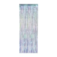 1-Ply Iridescent Fringe Curtain, (Pack Of 6)