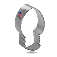 Mini Lightbulb Cookie Cutter 1.5 in, CookieCutter.com, Tin Plated Steel, Handmade in the USA