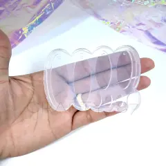 Oval DanglesWith Studs Earring Silicone Mold (C9)