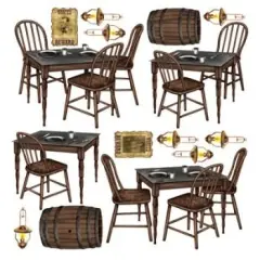 Saloon Table Props (Pack of 12)