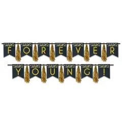 Forever Young! Tassel Streamer, (Pack of 12)