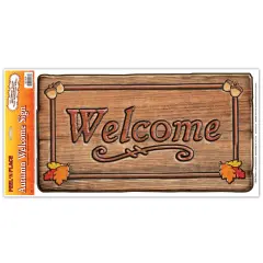 Autumn Welcome Sign Peel 'N Place (Pack of 12)