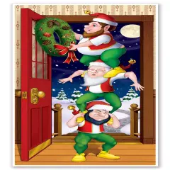 Christmas Elves Door Cover (Pack of 12)