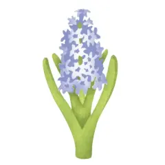 Hyacinth Flower Wall Stencil | 3215 by Designer Stencils | Floral Stencils | Reusable Art Craft Stencils for Painting on Walls, Canvas, Wood | Reusable Plastic Paint Stencil for Home Makeover | Easy to Use & Clean Art Stencil