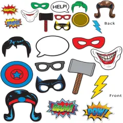 Hero Photo Fun Signs (Pack of 12)