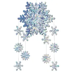 3-D Snowflake Mobile (Pack Of 12)