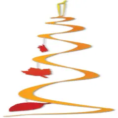 Felt Fall Leaf Whirl (Pack of 6)