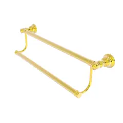 Carolina Collection 30 Inch Double Towel Bar - Polished Brass