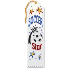 Soccer Star Award Ribbon (Pack of 6)