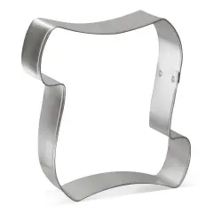 Scroll - Letter Cookie Cutter 4 in B1570, CookieCutter.com, Tin Plated Steel, Handmade in the USA