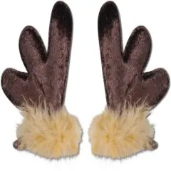 Antler Hair Clips (Pack of 12)