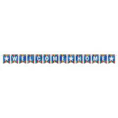Foil Welcome Home Streamer, (Pack Of 12)