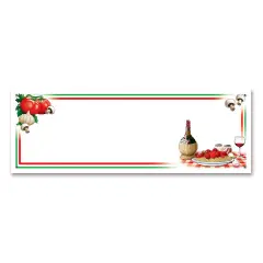 Italian Night Sign Banner (Pack of 12)