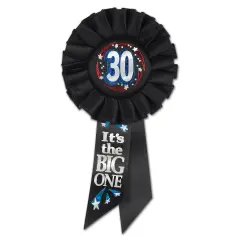 30 It's The Big One Rosette (Pack of 6)