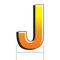 PlasticJYard Sign, (Pack Of 3)