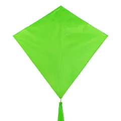 In the Breeze 3297 - Lime 30 Inch Diamond Kite - Solid Green, Fun, Easy Flying Kite