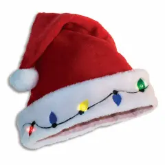 Velvet Santa Hat w/Plush Trim (Pack of 12)