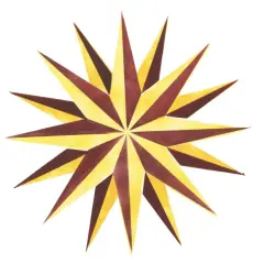 Starburst Wall Stencil | 2909 by Designer Stencils | Pattern Stencils | Reusable Stencils for Painting | Safe & Reusable Template for Wall Decor | Try This Stencil Instead of a Wallpaper | Easy to Use & Clean Art Stencil Pattern