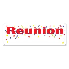 Reunion Sign Banner (Pack of 12)