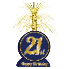 21St Birthday Centerpiece, (Pack Of 12)