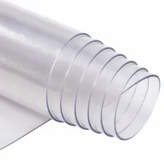 Costway 47'' x 47'' PVC Chair Floor Mat Floors Protector Home Office