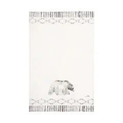 Bear in Forest Printed 100% Cotton Guest Dishtowel
