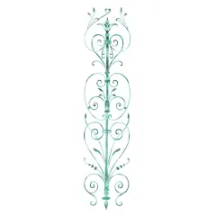 Door Panel Scroll Wall Stencil | 2903 by Designer Stencils | Pattern Stencils | Reusable Stencils for Painting | Safe & Reusable Template for Wall Decor | Try This Stencil Instead of a Wallpaper | Easy to Use & Clean Art Stencil Pattern