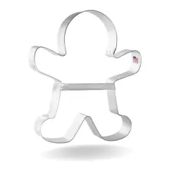 CookieCutter.com Large Gingerbread Man Cookie Cutter 5.5 in with Sturdy Brace, Made in the USA